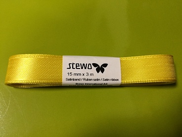 Лента Stewo, моток, 15 мм х 3 м Желтый - 56